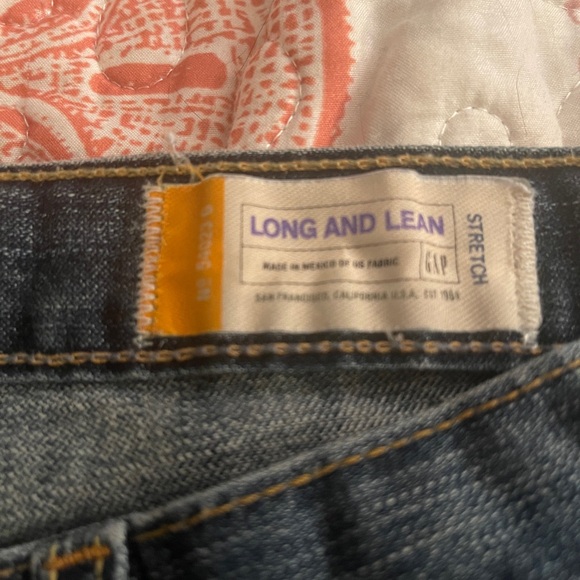 Long and Lean jeans from the gap size 16R - Picture 3 of 4